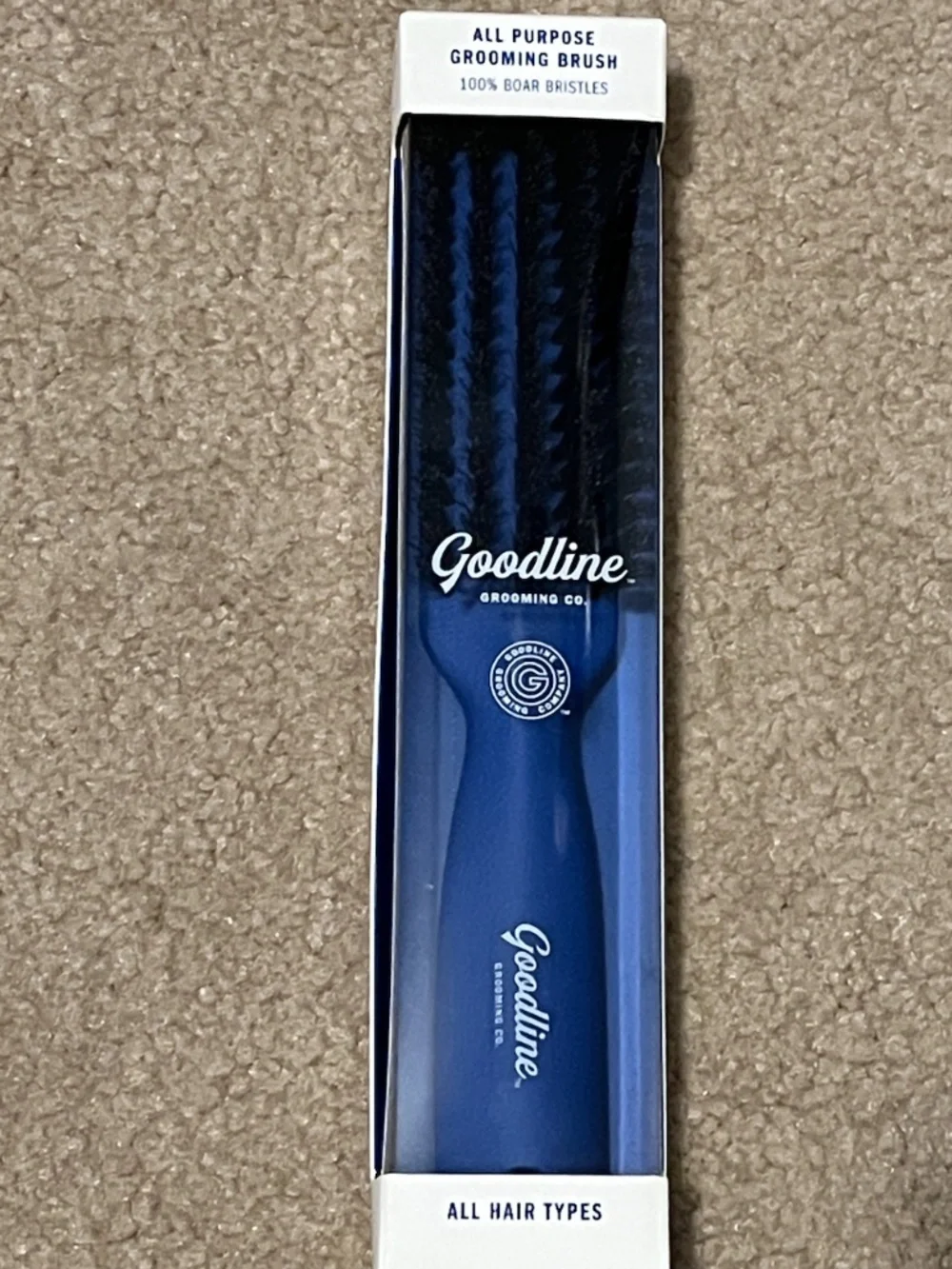 Goodline Grooming Co. 100% Boar Bristle All Purpose Grooming Brush UNISEX